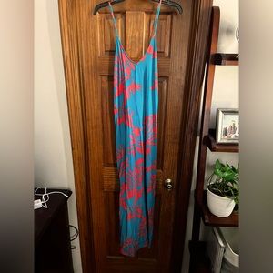 Old Navy floral print women’s maxi dress, size L Tall